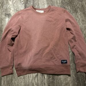 Abercrombie & Fitch Women's Mauve Sweatshirt